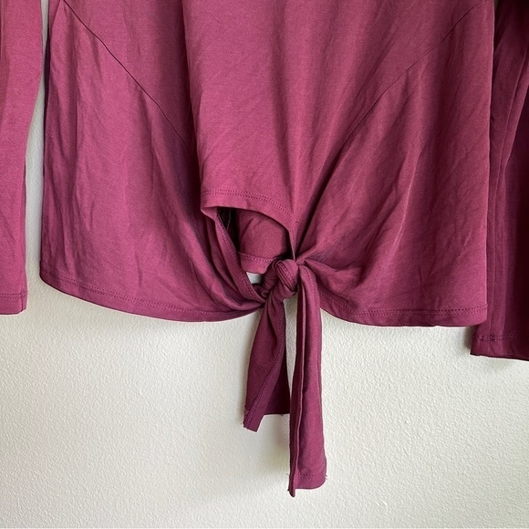 Anthropologie Deletta Tie Front Long Sleeve - Picture 2 of 3